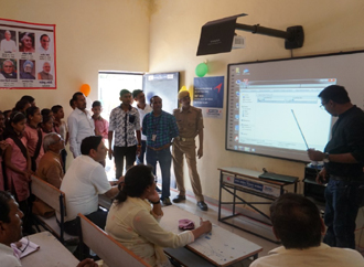 Education - Ensuring hitech education though installation of SMART Classes in government schools