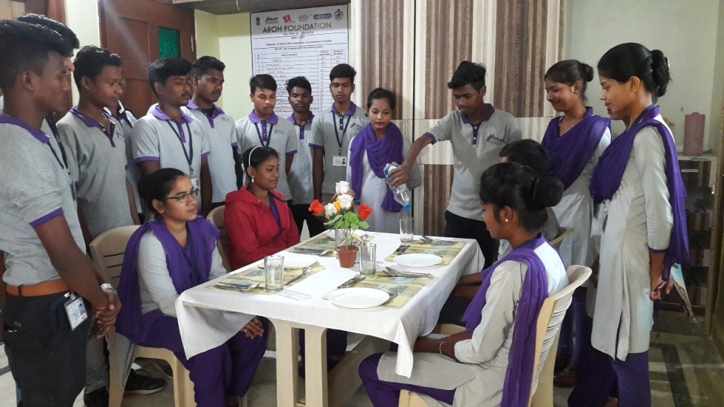 DDU GKY Hospitality practical session